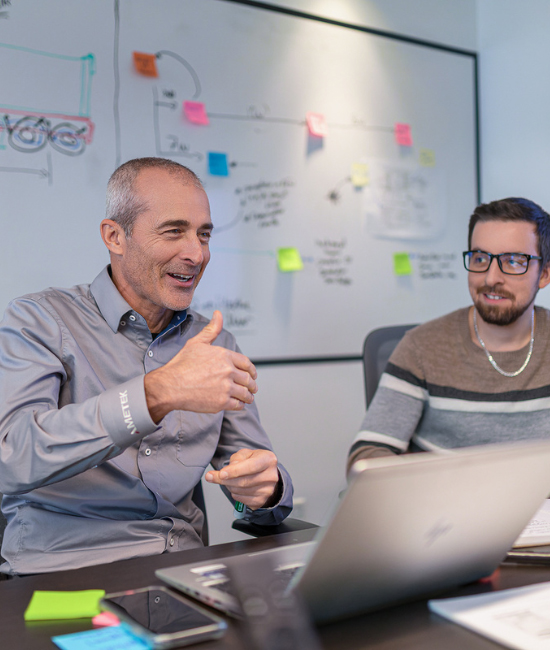 Engineering in a management meeting